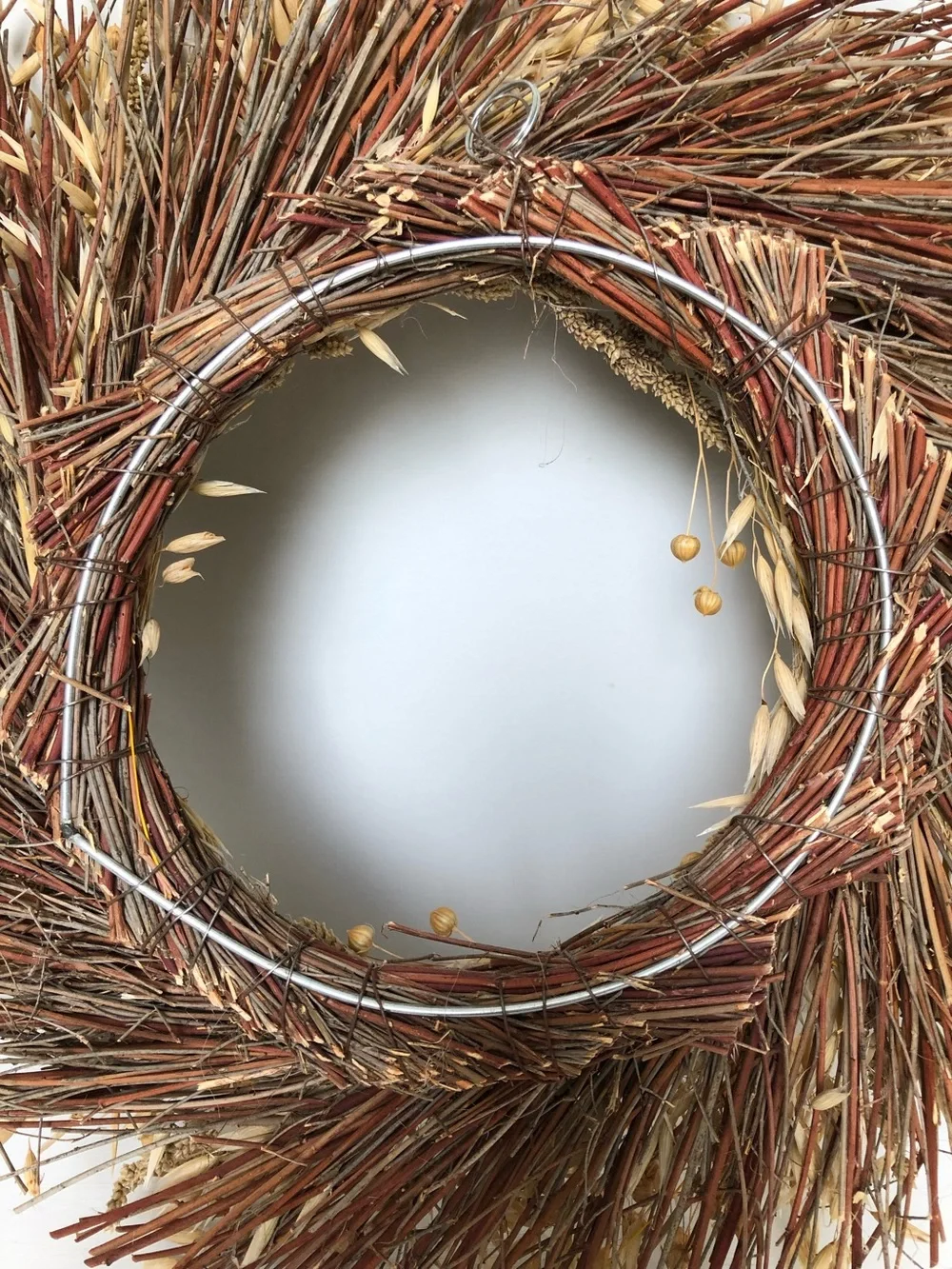 Autumn Fall Natural Wheat Wreath